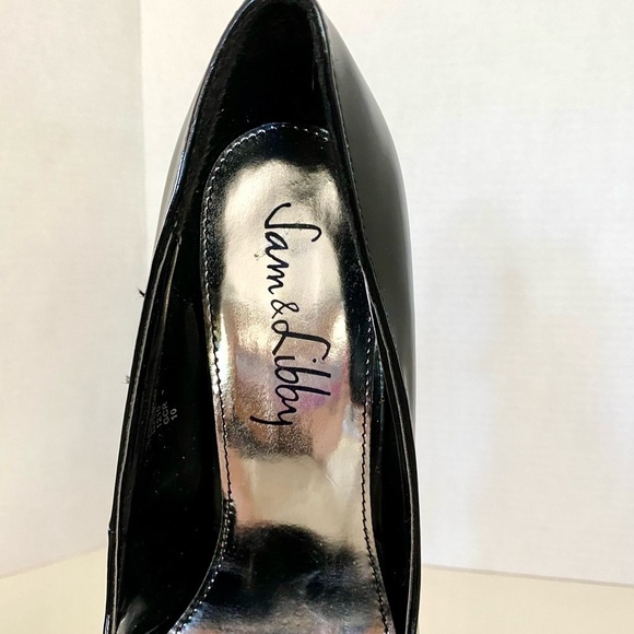 NWOT — Sam & Libby SLORRAZIO Black Retro Pumps Size 10 — Y2K - Picture 12 of 14